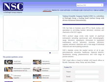 Tablet Screenshot of nsc-ksa.com